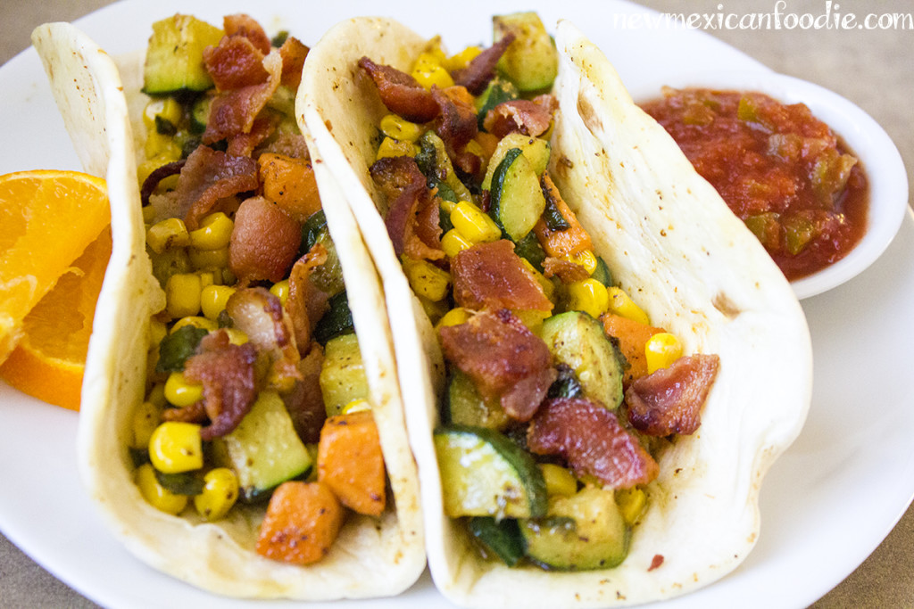 Calabacitas Tacos | newmexicanfoodie.com