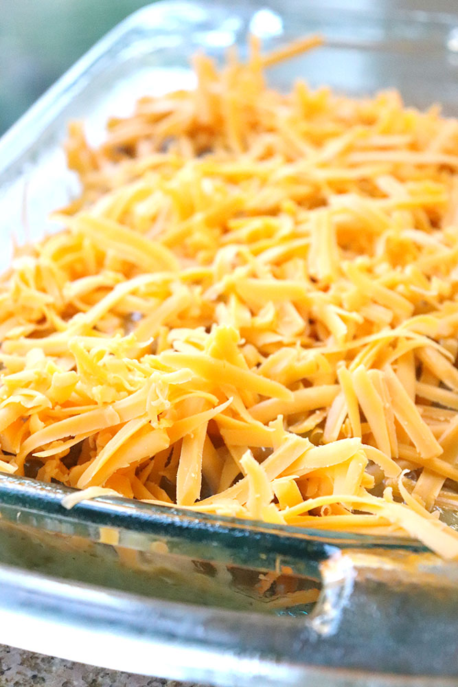 cheese topped green chile enchiladas 