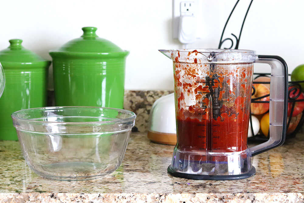 How to Make Red Chile Sauce from New Mexican Red Chiles