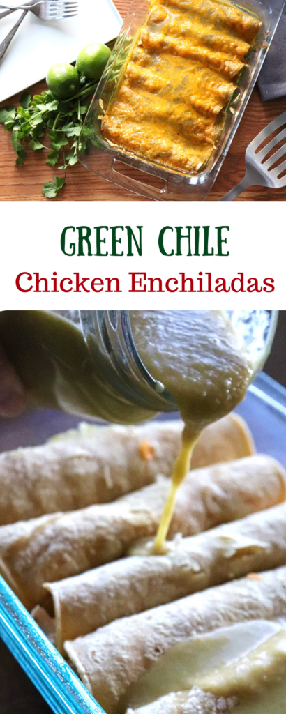 How to make Green Chile Chicken Enchiladas - New Mexican Style - with Hatch green chile peppers