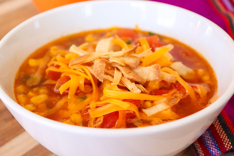 How to make chicken tortilla soup