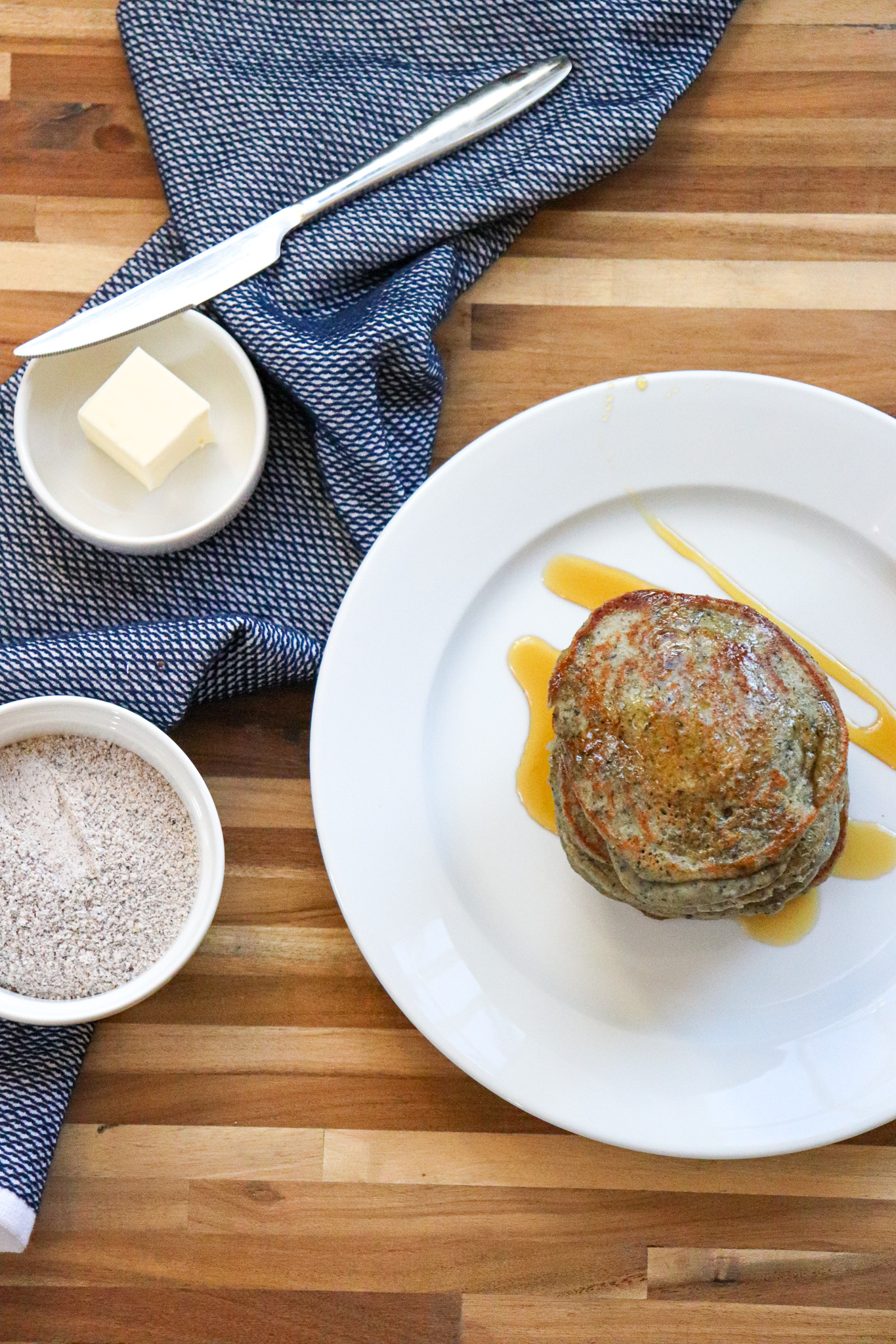 Blue Corn Pancakes New Mexican Foodie