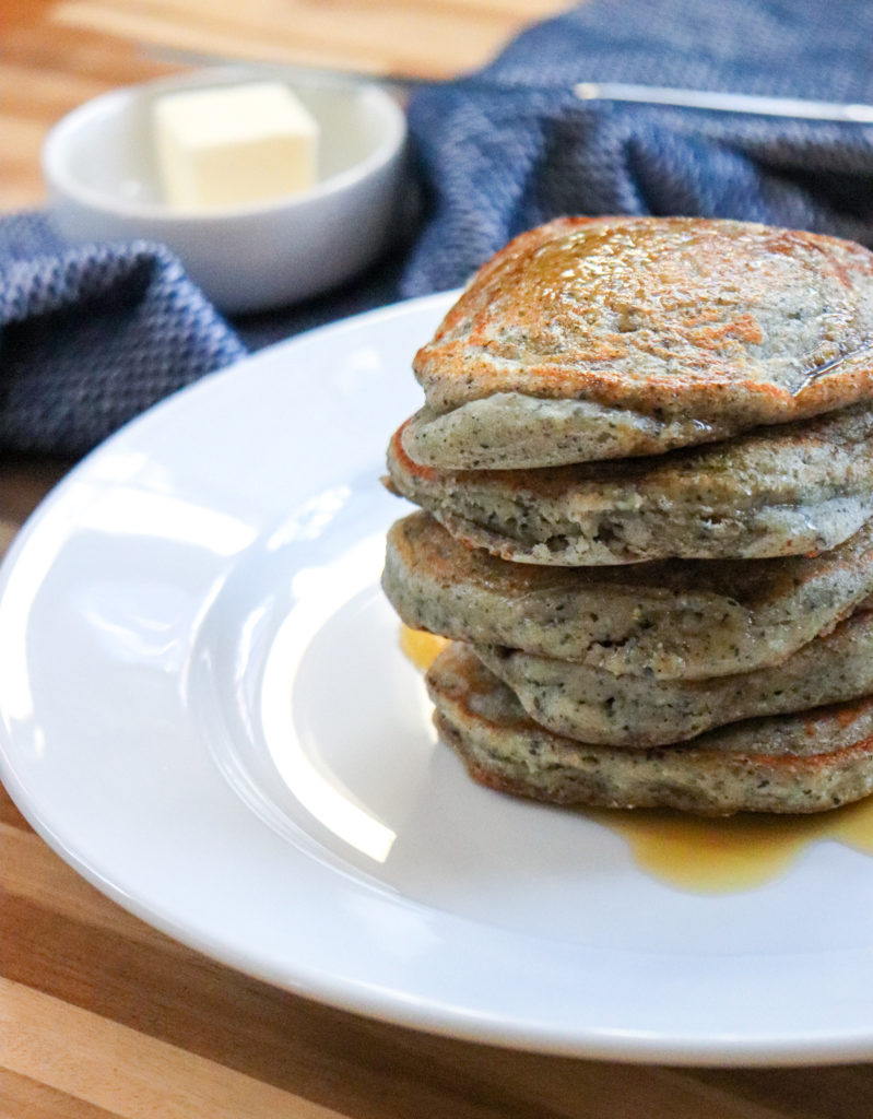 New Mexican Blue Corn Pancakes